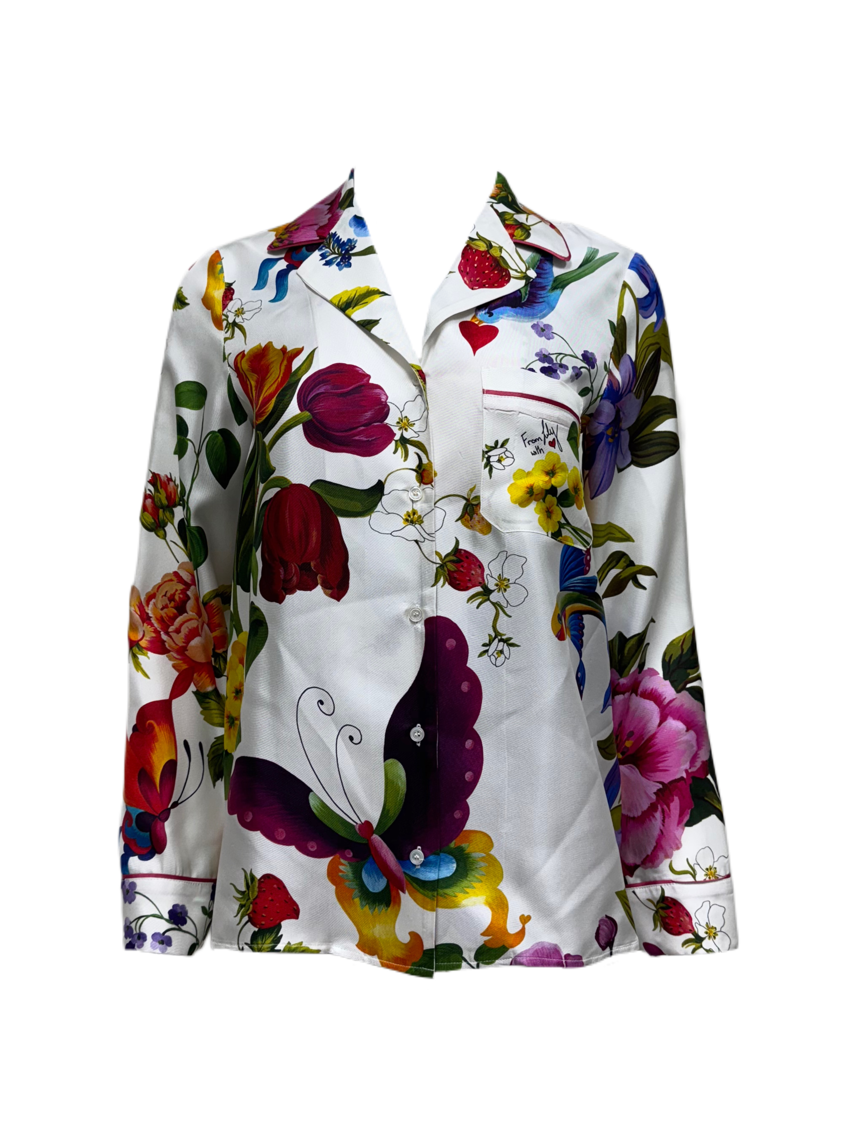 Tシャツ・カットソー Max Mara Max Mara Caladio Ricamo Blouse Max Mara Leisure Calco women's blouse in stretch fabric